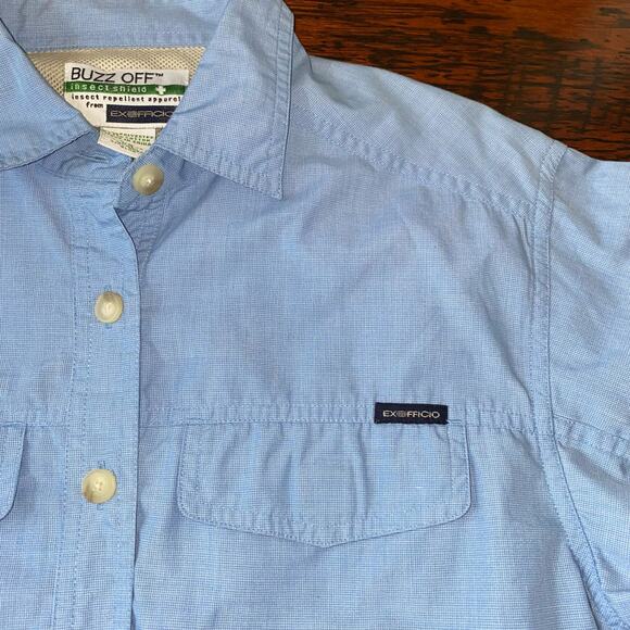 Exofficio Buzz Off Insect Shield Insect Repellant Apparel Fishing Hiking Shirt - Picture 7 of 11